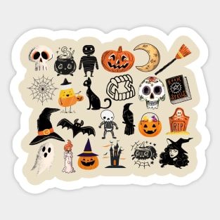 It's the Little Things - Halloween Spooky Holiday Sticker